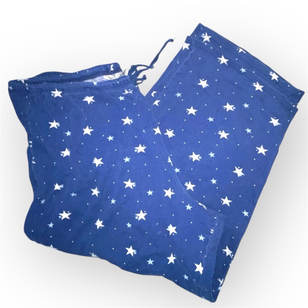 Fashion Bug Sleepwear women's Size XL pajama pants Capri Cropped Vintage